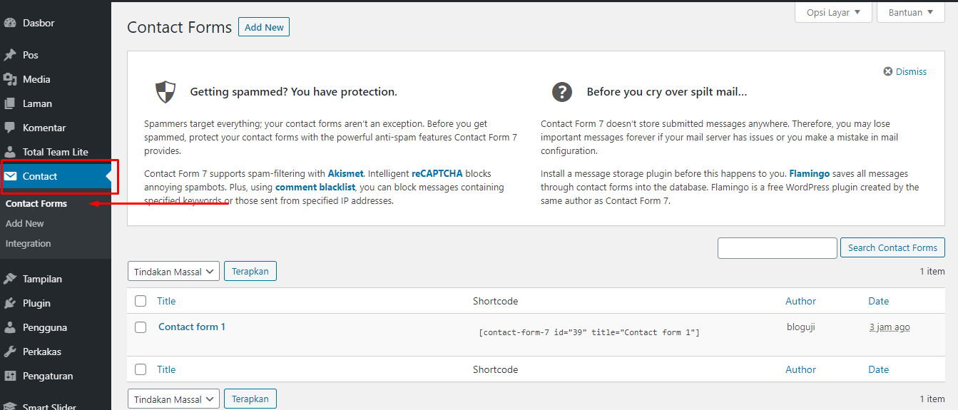 Screenshot 130 Cara Install dan Setting Contact Form 7 di WordPress