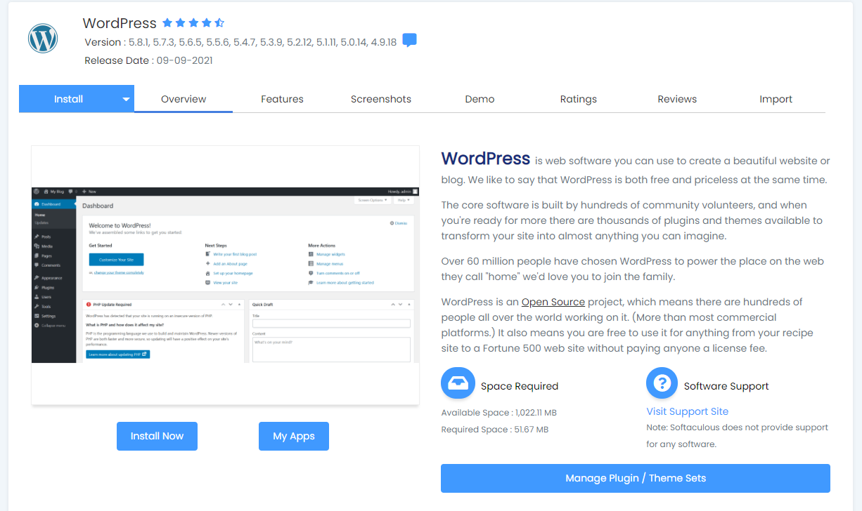 WordPress Apps Installer Cara Install Wordpress di cPanel dan DirectAdmin